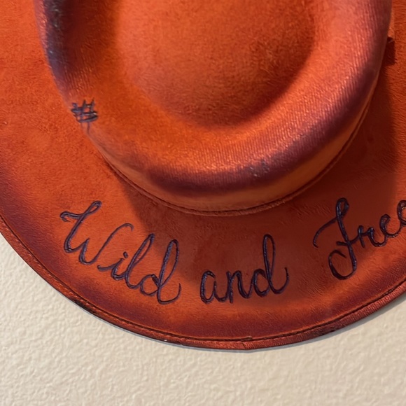 Daugherty Designs NWOT Hand Burned Hat - Picture 2 of 9